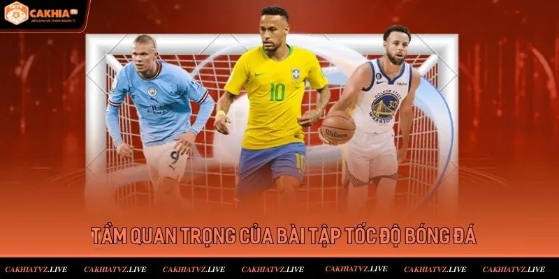 Tầm quan trọng của việc thực hiện bài tập tốc độ bóng đá